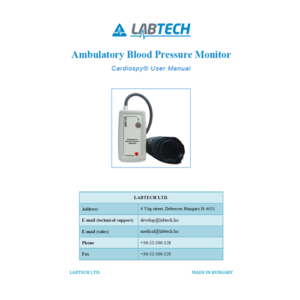 Felhasználói útmutató ambuláns vérnyomásmérő készülékekhez